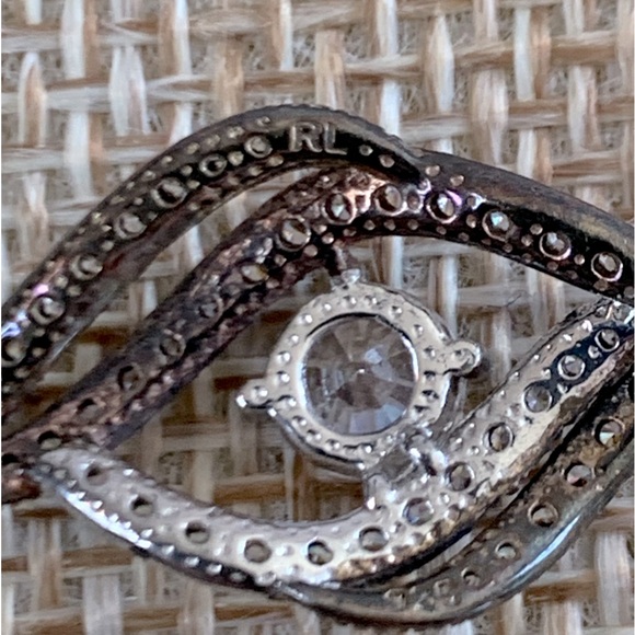 Ralph Lauren Sterling Silver CZ Marked Pendant - Picture 4 of 5